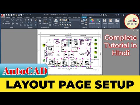 AutoCAD Page Setup In Layout | Drawing Print in Layout | LAYOUT PRINT COMPLETE TUTORIAL IN HINDI