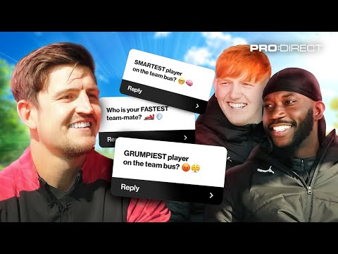 BIGGEST WIND UP MERCHANT? 🤫 MAN UNITED'S HARRY MAGUIRE ON TEAMMATES ft ANGRY GINGE & HARRY PINERO 👀