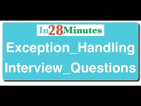 Java Exception Handling Interview Questions and Answers
