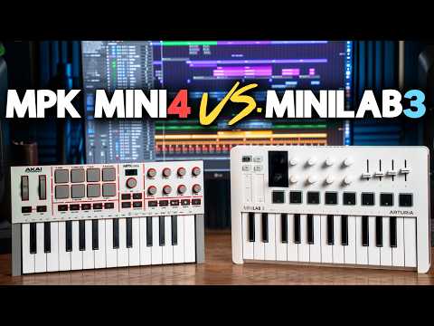 Akai MPK Mini 4 VS Arturia MINILAB 3 - Which is THE BEST MIDI Keyboard?