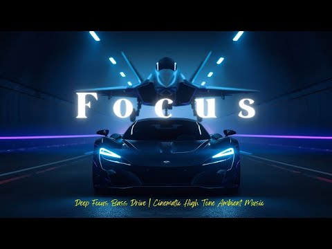 Deep Focus Bass Drive | Cinematic High Tone Ambient Music