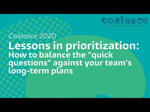 How to Scale Data Teams with Data Clinics and Balance Short-Term and Long-Term Projects