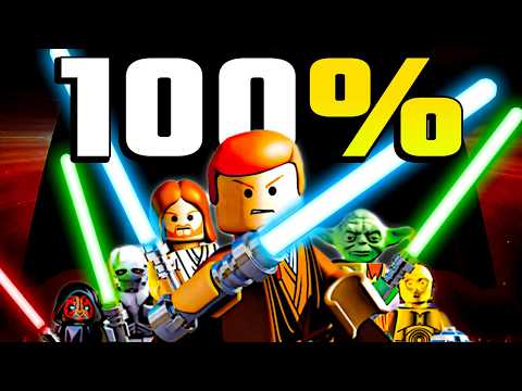 I completed 100% of Lego Star Wars