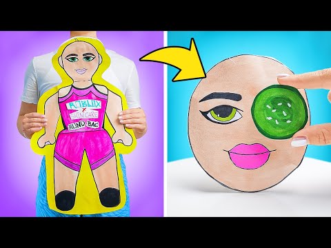 DIY Fun & Makeover With Roblox Skincare Blind Baggies 🎨
