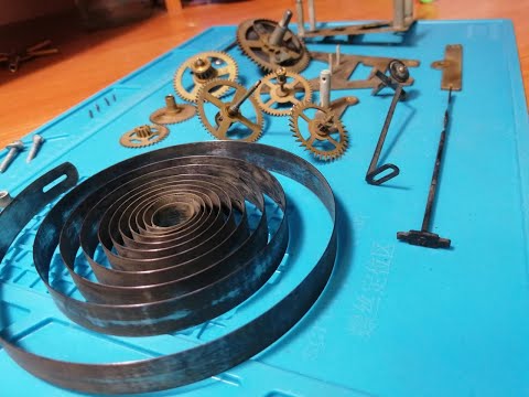 Ремонт механических часов без боя ОЧЗ (Орловский часовой завод). Разборка, часть 1