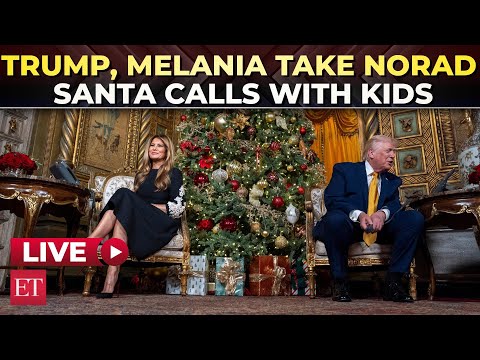 ‘You don’t want coal?’: Trump comforts worried child as he takes NORAD Santa calls with kids