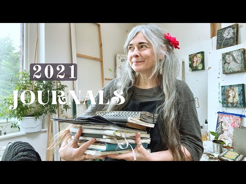 All my Art Journals & Sketchbooks; the good, the bad, the ugly! End of year review 2021