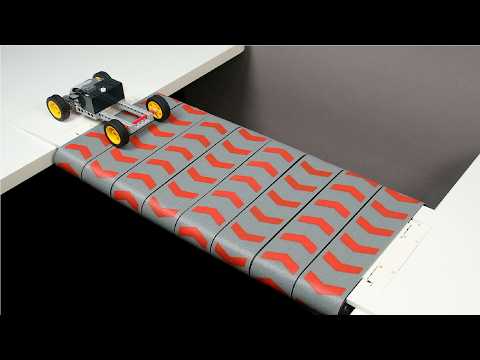 Lego Car vs Treadmill Bridge