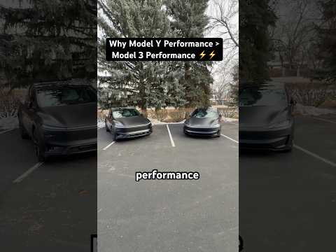 Why the Model Y Performance is Better Than the Model 3 Performance 😳⚡️