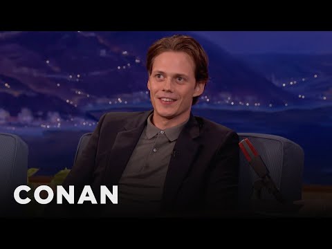 Bill Skarsgård: Getting Killed By A Clown Is A Good Way To Die | CONAN on TBS