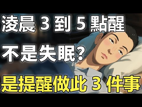 為何總在淩晨3到5點醒？菩薩：不是失眠，更不是撞邪，而是提醒你做此3件重要的事，能逆轉後半生運勢！【輪回|因果|佛學】