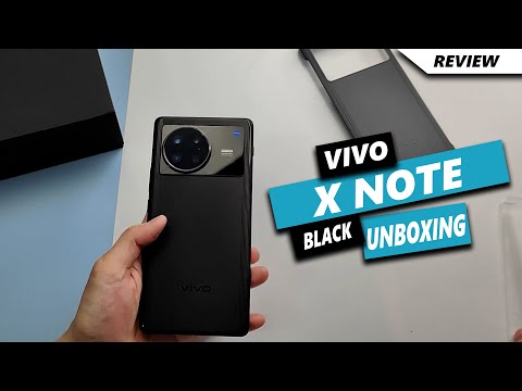 Vivo X Note Unboxing In Hindi | Black Leather | Price in India | Hands on
