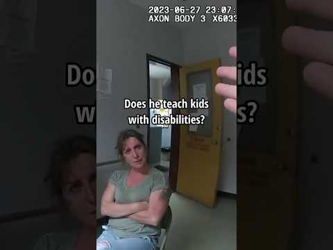 Bodycam: Entitled Special Needs Teacher chastises other driver during DUI arrest
