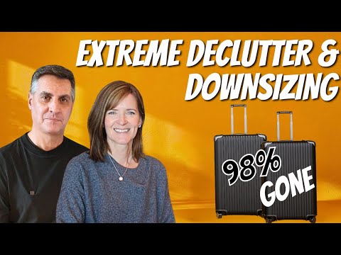 Downsizing and Minimalizing for Full- Time Travel - Declutter and Travel with Less