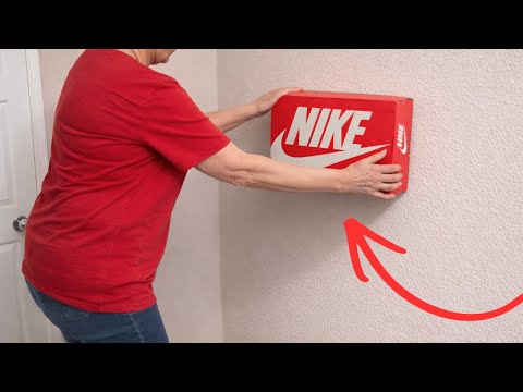 Put a shoebox on your entryway wall (this is GENIUS!)