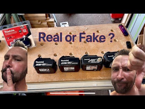 Makita battery ,Fake or real see for yourself #makita #makitabattery #makitatools 