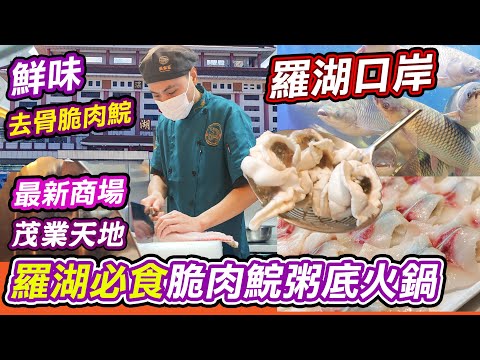 羅湖口岸新商場掃街！脆肉鯇粥底火鍋鮮到痹，去骨脆肉彈到咬唔實｜魚家王｜大灣區必食｜關口旁邊｜自家養殖場｜超大條12斤中山脆鯇魚｜一條魚 多種食法｜脆肉鯇片｜粥底火鍋｜好去處｜深圳一日遊｜利奧