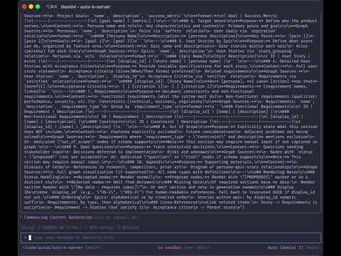 Auto-k test run in Gemini Cli