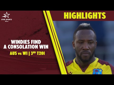 Andre Russell Powers West Indies to make it 2-1 in Perth | AUS vs WI, 3rd T20I Highlights