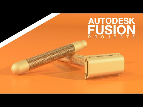 Autodesk Fusion 360 - 3/3 - Safety Razor - Intermediate/Advanced Tutorial (2024)