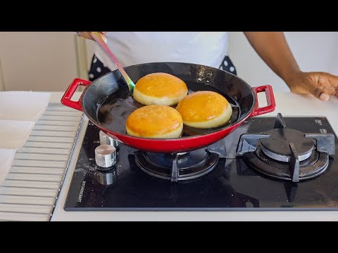 HOW TO MAKE FLUFFY DOUGHNUTS AT HOME