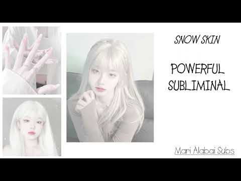 ||⋆ ˚｡⋆୨୧˚𝙎𝙉𝙊𝙒 𝙎𝙆𝙄𝙉˚୨୧⋆｡˚ ⋆|| Саблиминал на белоснежную кожу - Subliminal By @SofiaSubsOfficial