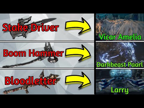 Beating Every Bloodborne Boss with a Different Weapon