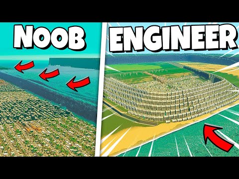 Stopping tsunamis with IMPOSSIBLE ENGINEERING in Cities Skylines!