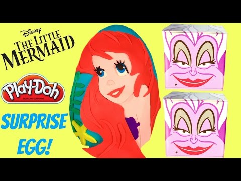 The Little Mermaid GIANT ARIEL Play Doh Surprise Egg