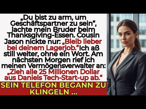 „Meine Familie sagte: ›Du bist zu arm, um Partner zu sein‹ – dann besitze ich 70 % seiner Firma“