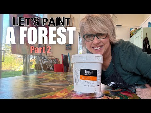 Behind the Scenes: My Forest Painting Studio Session