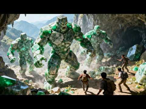 Cave exploration encounters a stone monster ambush, the expedition team fights back