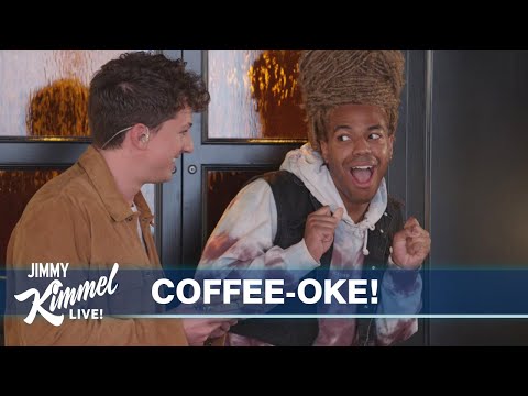 Charlie Puth Pranks Unsuspecting Customers at a Coffee Shop