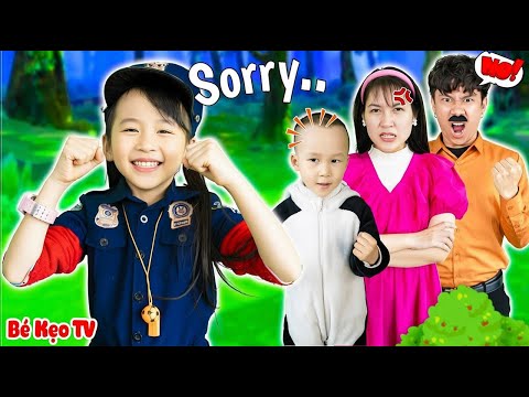 Bé Kẹo, Đừng Lén Giấu Máy Tính Của Bố - Khi Bé Kẹo Muốn Làm Cảnh Sát + More Storie ♥ Bé Kẹo TV