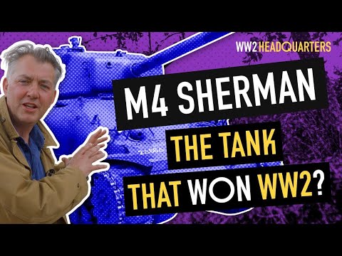 Inside A Sherman M4 Tank with WW2 Historian James Holland