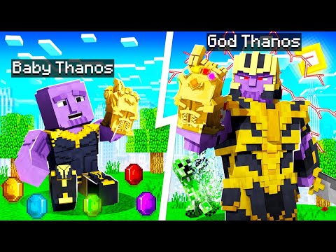 Evolving INFINITY GAUNTLET to GOD GAUNTLET in MINECRAFT!