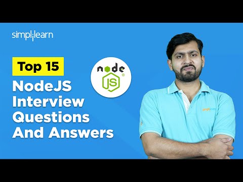 Top 15 Node JS Interview Questions And Answers 2026 | Node JS Backend Interview | Simplilearn