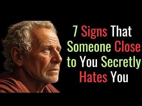 7 Signs That Someone Close to You Secretly Hates You | STOIC PHILOSOPHY