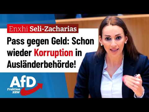 Deutsche Beamte verkauften Aufenthaltstitel an „Flüchtlinge“ – Enxhi Seli-Zacharias (AfD)