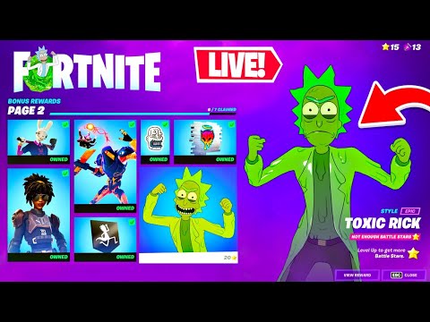 *NEW* Unlocking TOXIC RICK! (Fortnite Season 7)