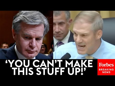 BREAKING NEWS: Jim Jordan Excoriates FBI For Suppressing Hunter Biden Laptop Story To Wray's Face