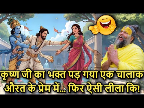 😈 Chalaak Aurat Ke ❤️ Prem Mein… Pad Gaya 😳 Krishna Ji Ka Bhak💥 Phir Aisi Leela Hui Ki 🔥