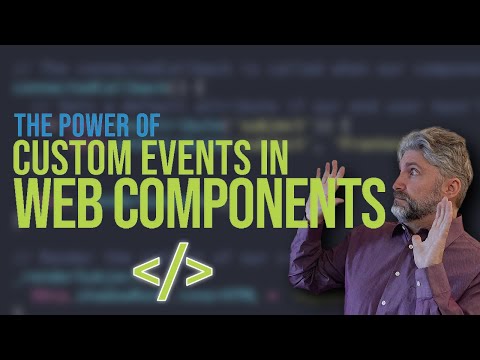 Custom Events Dispatched from Web Components
