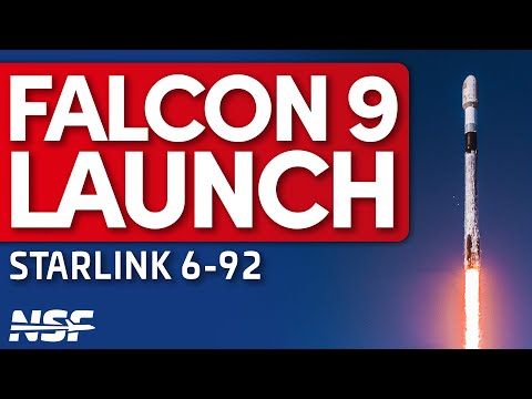 SpaceX Falcon 9 launches Starlink 6-92 - Second Attempt