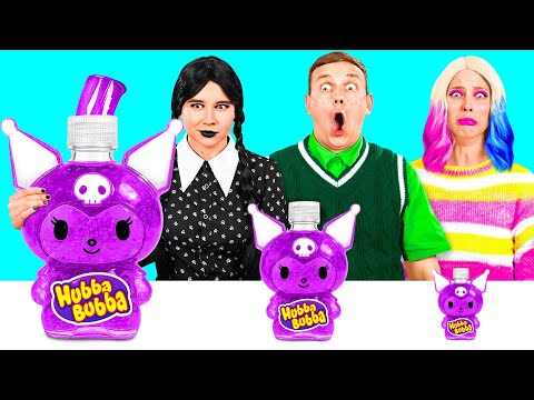 Big, Medium and Small Plate Challenge | Amazing Cooking Hacks by BaRaDa Gold Challenge