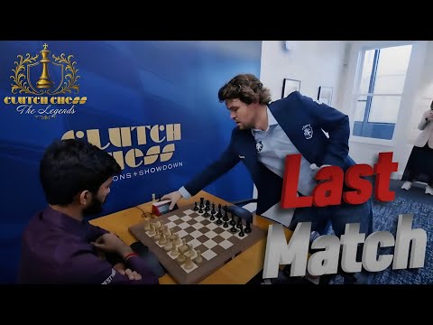 Last Match!!! Magnus Vs Gukesh ||Clutch Chess  Showdown Champions 2025, Saint Louis 