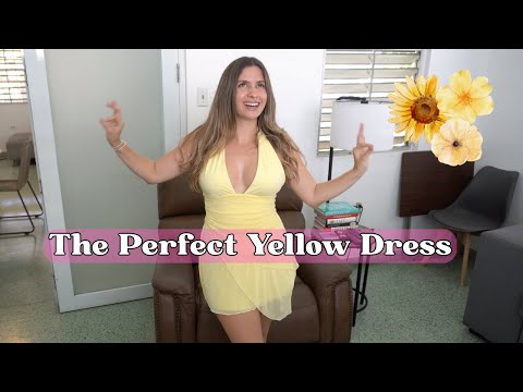 The Most Perfect Butter Yellow Dress ✨