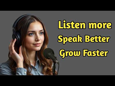 Listen More, Speak Better, Grow Faster | The Secret to English Fluency