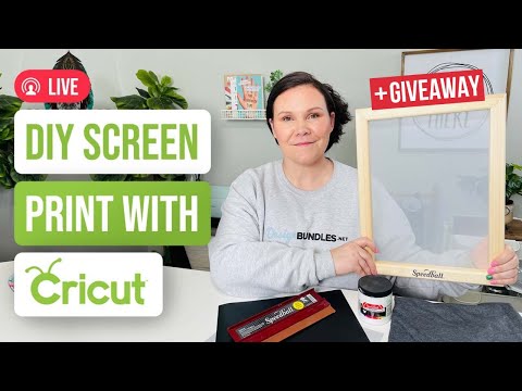 😎 DIY Screen Print With Cricut