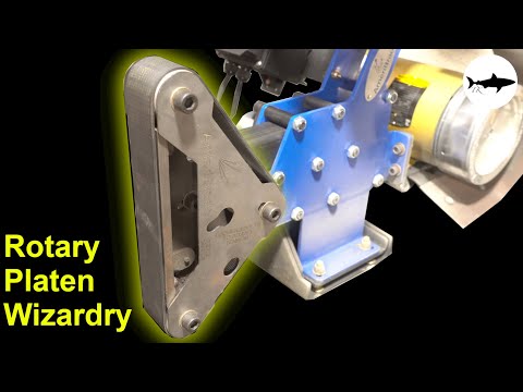 Triple-T #236 - Making convex knife grinds a snap with a rotary platen